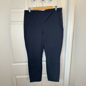 NWOT Everlane Sleek Stretch Tapered Ankle Pant Sz.16 Navy